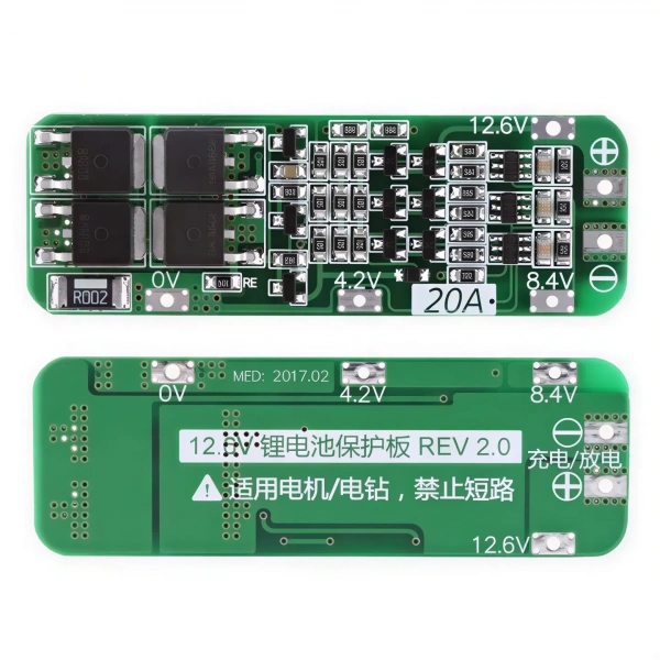 3S 20A 12.6V Li-ion Li-Po Balanslı BMS Batarya Koruma Devresi
