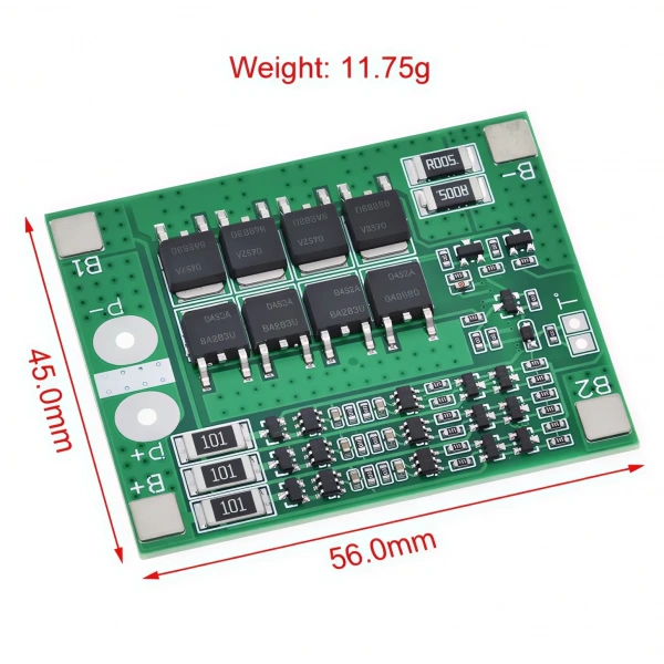 3S 25A 11.1V Li-ion Li-Po Balanslı BMS Batarya Koruma Devresi