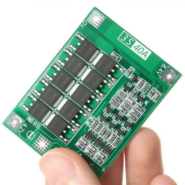 3S 40A 12.6V Li-ion Li-Po Balanssız BMS Batarya Koruma Devresi