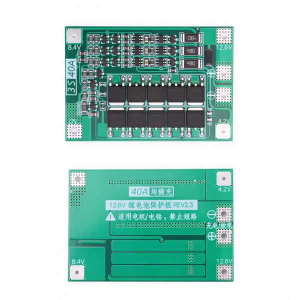 3S 40A 12.6V Li-ion Li-Po Balanslı BMS Batarya Koruma Devresi