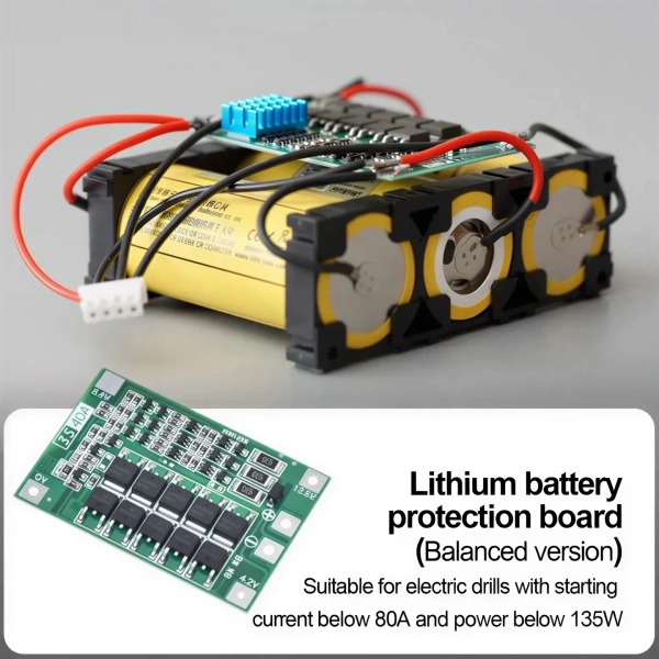 3S 40A 12.6V Li-ion Li-Po Balanslı BMS Batarya Koruma Devresi