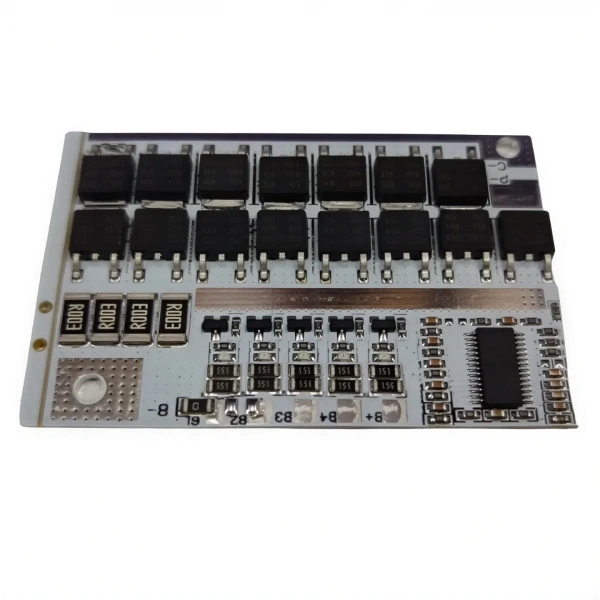 4S 100A 12.8V LiFePO4 Balanslı Beyaz PCB BMS Batarya Koruma Devresi