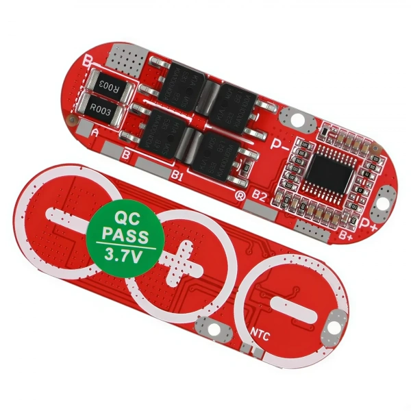 4S 25A 16.8V Li-ion Li-Po Balanslı Kırmızı PCB BMS Batarya Koruma Devresi