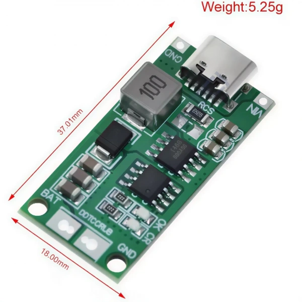 4S 2A Type-C 16.8V Li-ion LiPo Pil Şarj Modülü
