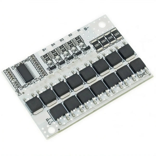 5S 100A 21V Li-ion Li-Po Balanslı Beyaz PCB BMS Batarya Koruma Devresi