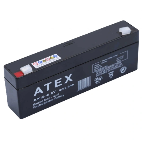 ATEX AX12-2.2 12V 2.2Ah Yatay Bakımsız Kuru Akü