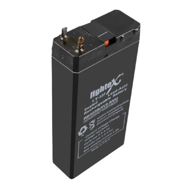 Lightex LT-425 4V 2.5Ah Bakımsız Işıldak Aküsü