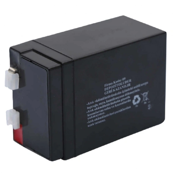 Lightex LT-44 4V 4Ah Bakımsız Işıldak Aküsü