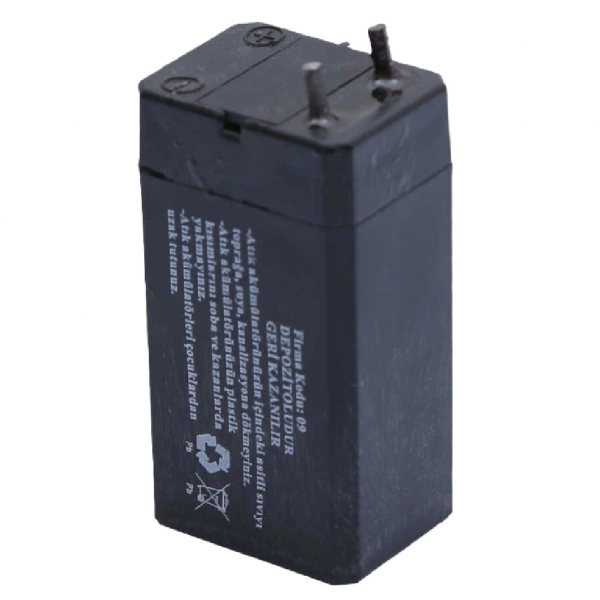 Lightex LT-403 4V 300mAh Bakımsız Işıldak Aküsü