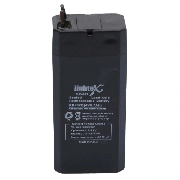 Lightex LT-407 4V 700mAh Bakımsız Işıldak Aküsü