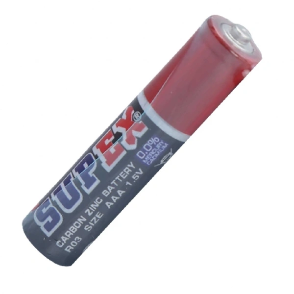 Supex R03 AAA 1.5V Çinko Karbon İnce Kalem Pil