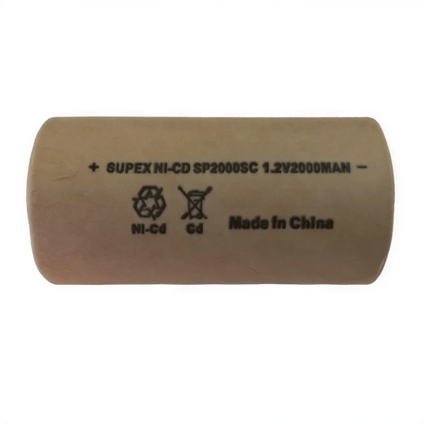 Supex SP2000SC 1.2V 2000mAh Ni-CD Şarjlı Süpürge Pili