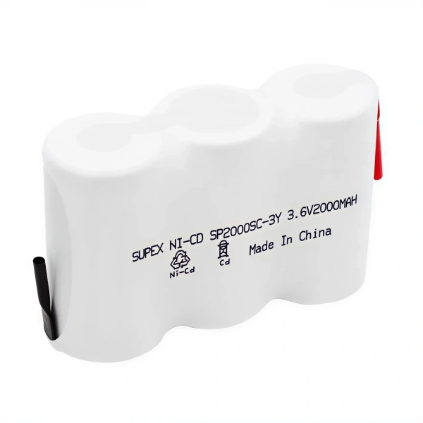 Supex SP2000SC-3Y 3.6V 2000mAh 3lü Yanyana Şarjlı Süpürge Pili