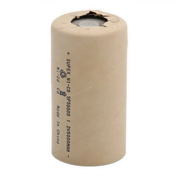 Supex SP5000D 1.2V 5000mAh Ni-CD Kalın Şarjlı Pil