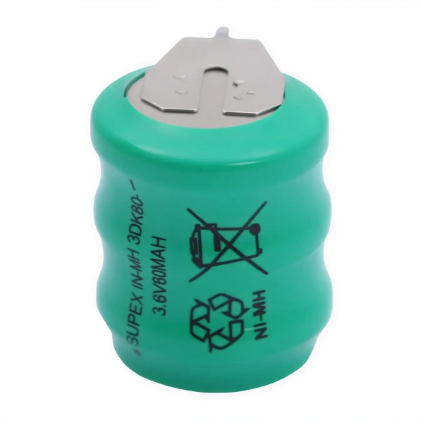 Supex 3DK80 3.6V 80mAh Ni-MH Hafıza (BIOS) Pili
