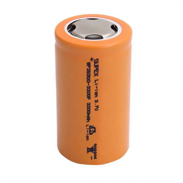Supex SP26500-3200F 3.7V 3200mAh Li-ion Düz Kafa Pil