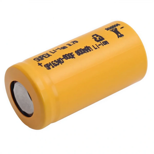 Supex SP16340-800F 3.7V 800mAh Li-ion Düz Kafa Pil