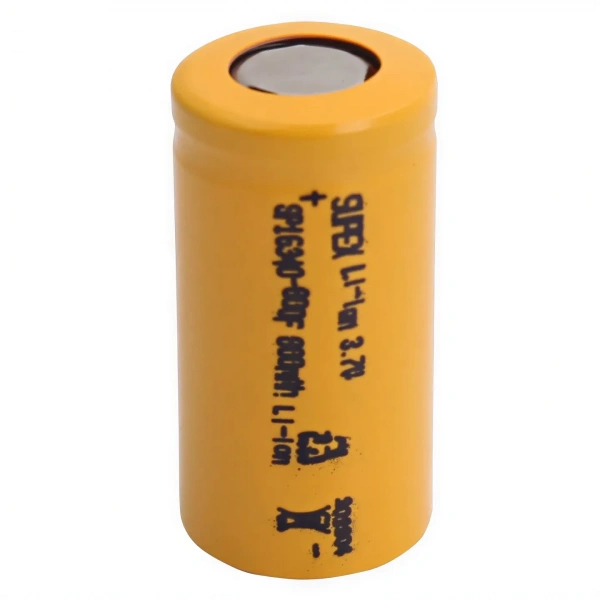 Supex SP16340-800F 3.7V 800mAh Li-ion Düz Kafa Pil