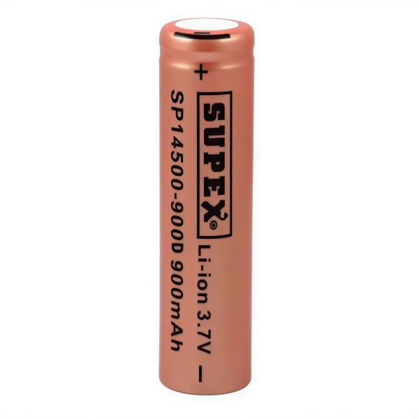 Supex SP14500-900D 3.7V 900mAh Li-ion Düz Kafa Pil