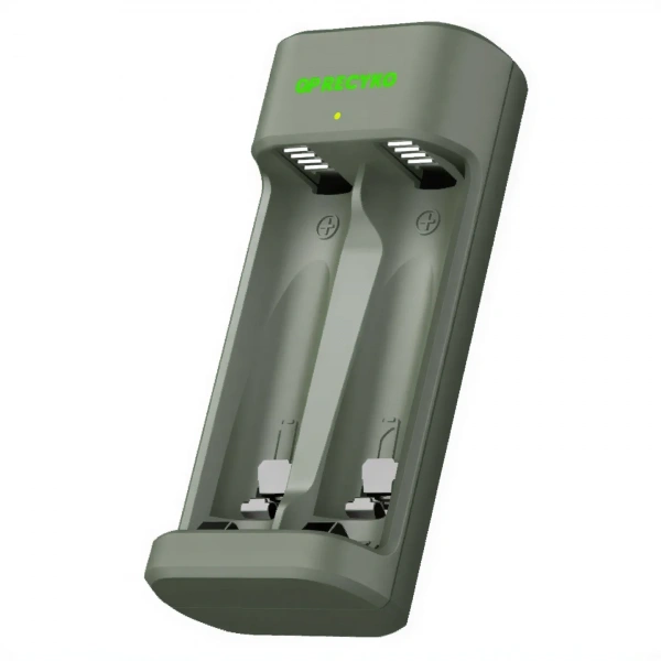 GP E221 USB Pilsiz 2 Kanallı AA/AAA Pil Şarj Cihazı