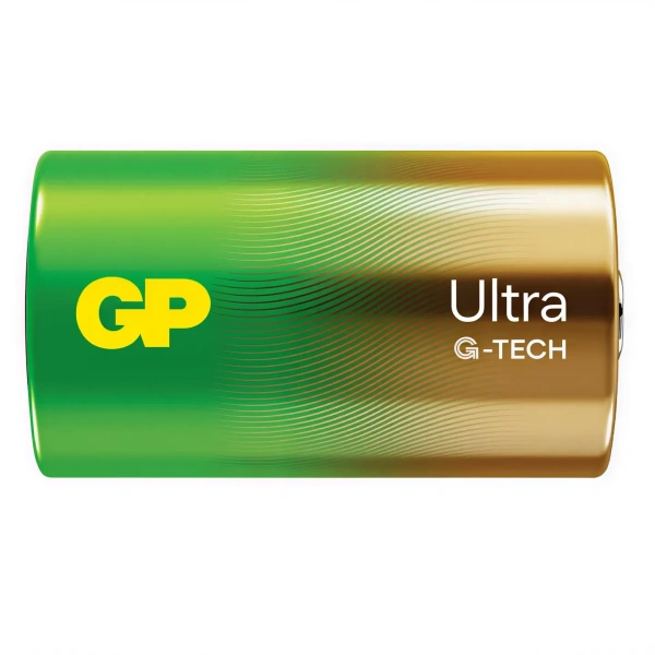GP 13AU G-Tech Ultra Alkalin LR20 D Boy Kalın Pil 2li Paket