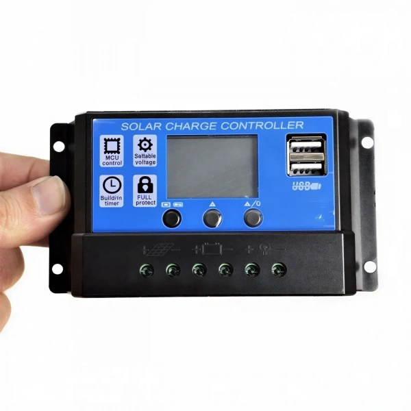 20A 12V-24V PWM Solar Panel Akü Şarj Kontrol Cihazı