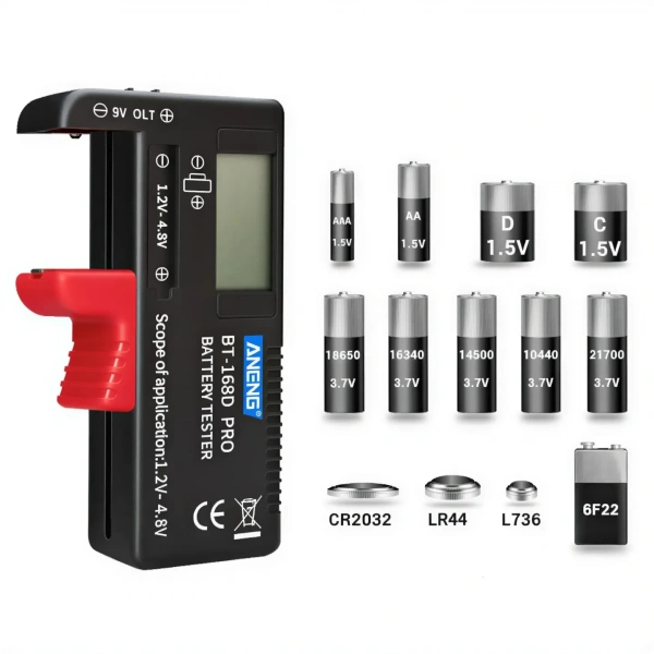ANENG BT-168 Pro Pil Test Cihazı