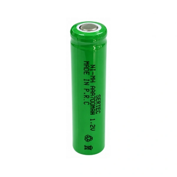 Sertec AAA 1.2V 700mAh Ni-MH Düz Kafa Şarjlı İnce Kalem Pil