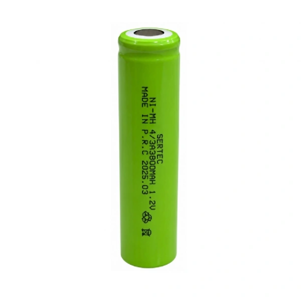 Sertec 4/3A 1.2V 3800mAh Ni-MH Düz Kafa Şarjlı Pil