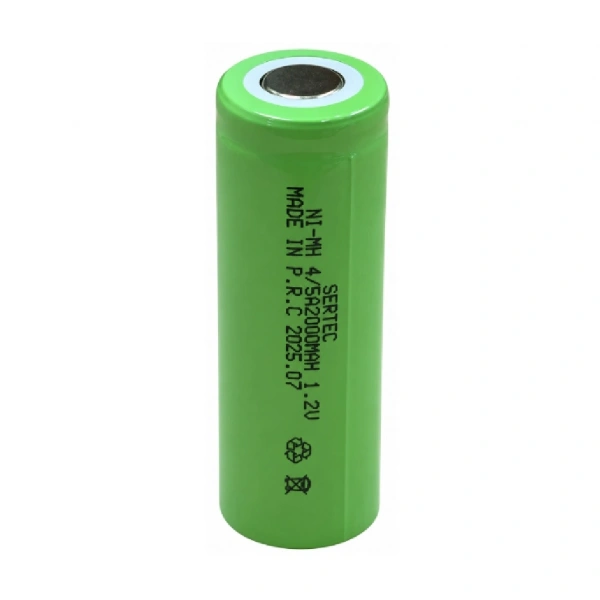 Sertec 4/5A 1.2V 2000mAh Ni-MH Düz Kafa Şarjlı Pil