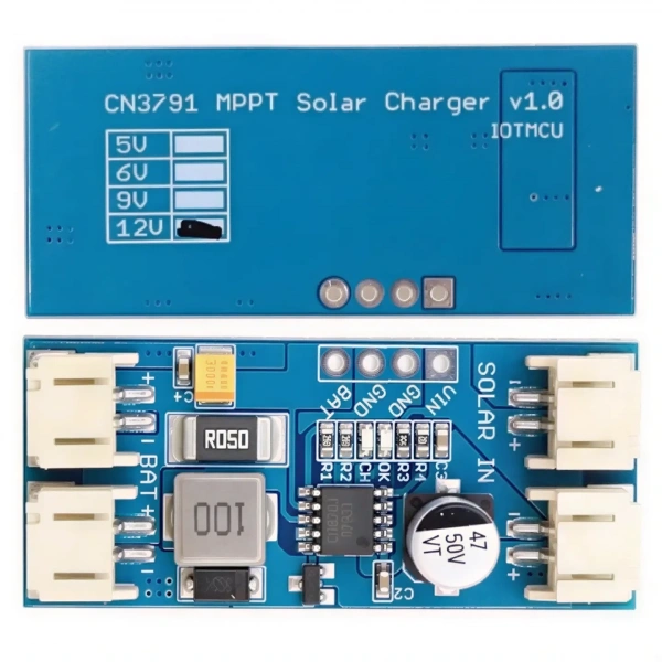 CN3791 9V 2A MPPT Solar Panel Li-ion Li-Po Pil Şarj Modülü