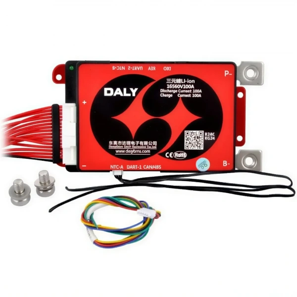 DALY 16S 100A Balanslı Li-ion Smart BMS Batarya Koruma Devresi – NTCli