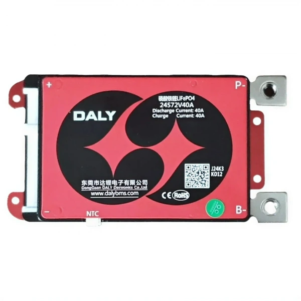 DALY 24S 40A Balanslı LiFePO4 BMS Batarya Koruma Devresi – NTCli