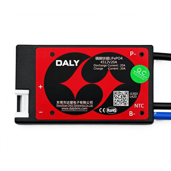DALY 4S 20A Balanslı LiFePO4 BMS Batarya Koruma Devresi – NTCli