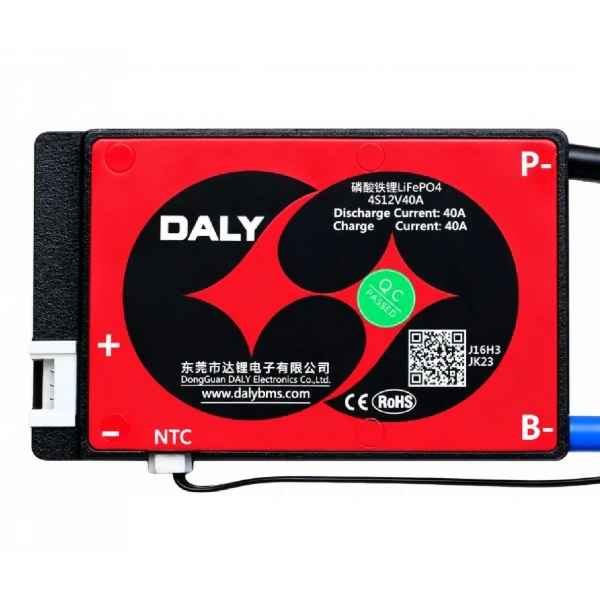 DALY 4S 40A Balanslı LiFePO4 BMS Batarya Koruma Devresi – NTCli
