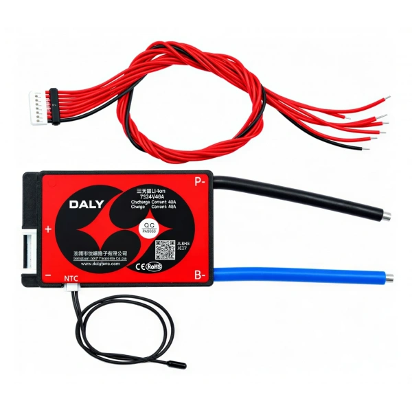 DALY 7S 40A Balanslı Li-ion BMS Batarya Koruma Devresi – NTCli