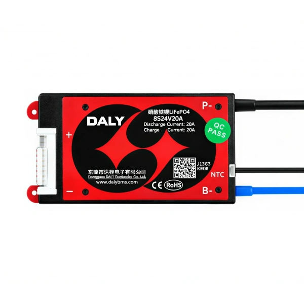 DALY 8S 20A Balanslı LiFePO4 BMS Batarya Koruma Devresi – NTCli