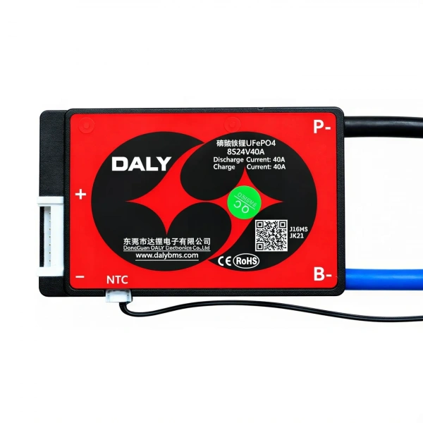 DALY 8S 40A Balanslı LiFePO4 BMS Batarya Koruma Devresi – NTCli