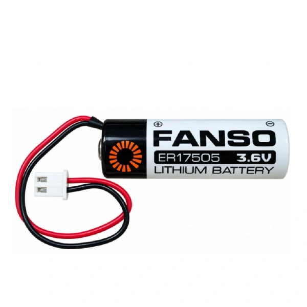 Fanso ER17505H 3.6V 3600mAh Li-SOCl2 Lityum Pil – JST-XH 2.54 Kablolu Konnektörlü