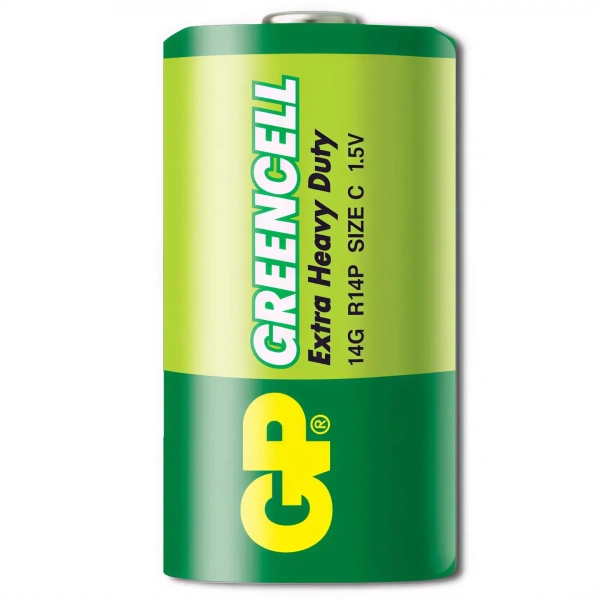 GP 14G Greencell R14 Orta C Boy 1.5V Pil 2li Paket