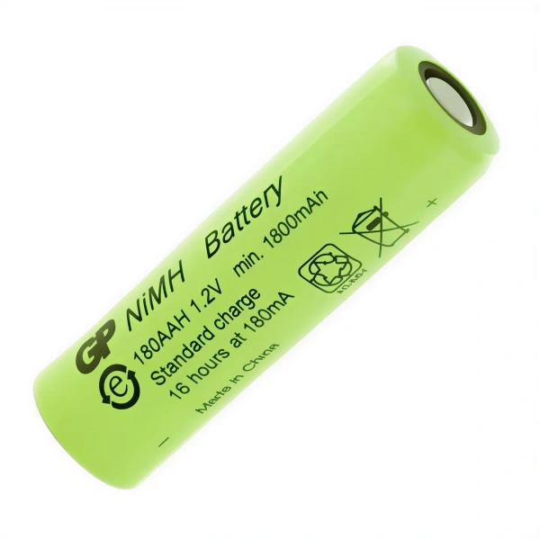 GP 180AAH 1800 mAh NiMH Düz Kafa Endüstriyel AA Şarjlı Kalem Pil