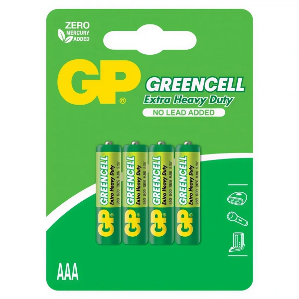 GP 24G Greencell R03 AAA 1.5V Kalem Pil 4lü Paket