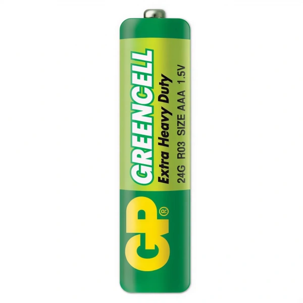 GP 24G Greencell R03 AAA 1.5V Kalem Pil 2li Shrink