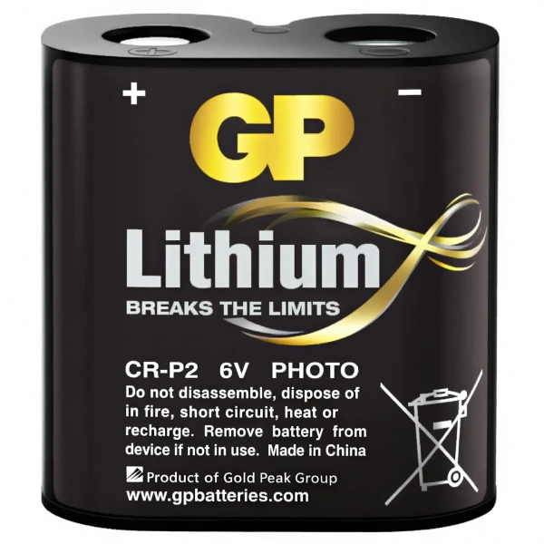GP CRP2 6V Lityum Fotoğraf Makinesi Pili Tekli