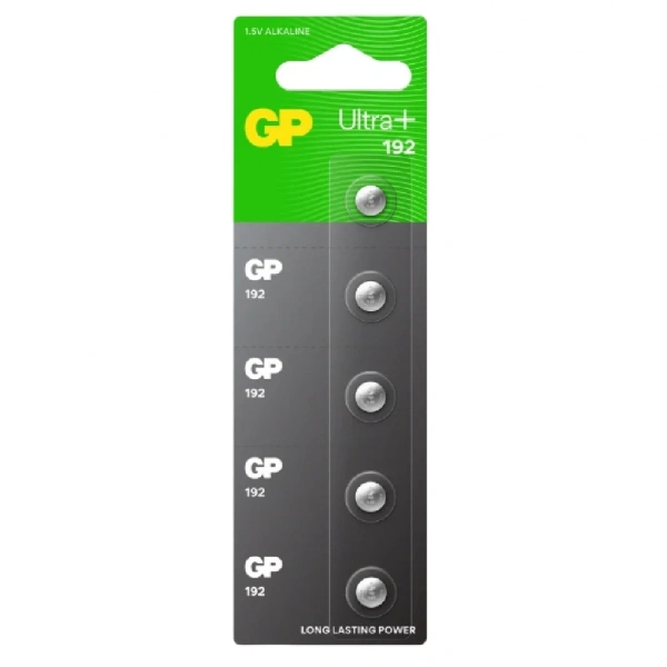GP GP192 1.5V Alkalin LR41 Düğme Pil 5li Kart