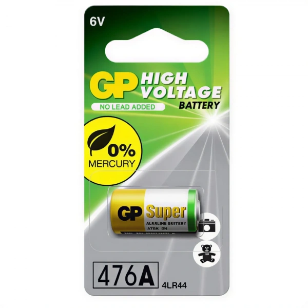 GP GP476A 6V Alkalin Yüksek Voltajlı Spesifik Kumanda Pili Tekli