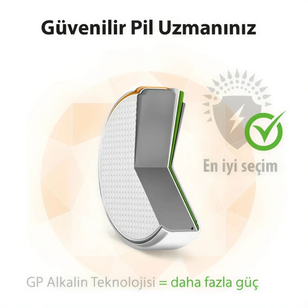 GP GPA76 1.5V Alkalin LR44 Düğme Pil 10lu Kart
