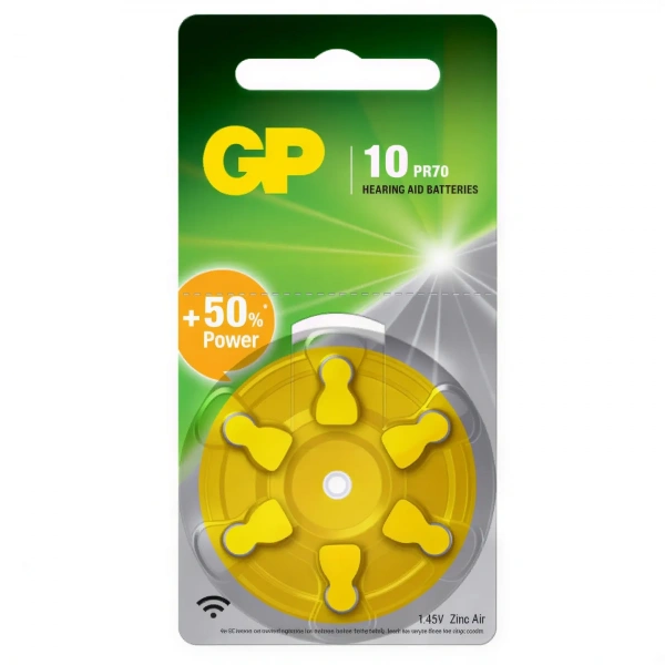 GP ZA10 1.45V İşitme Cihazı Pili 6lı Kart