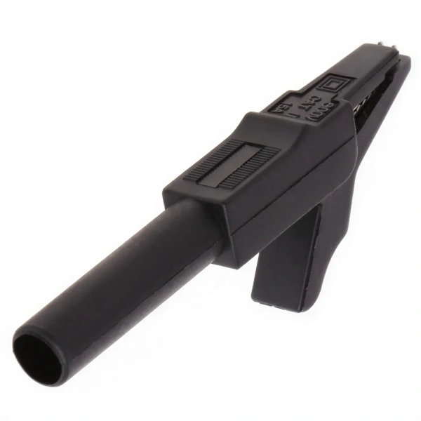 IC-243B 4 mm Banana Jak Girişli 55 mm Krokodil Klips Seti - Kırmızı ve Siyah