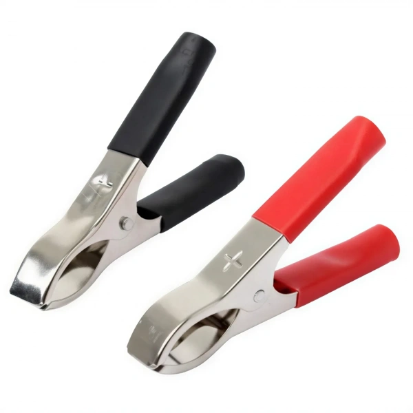 IC-244 WD037 75 mm 30A Akü Maşası Seti - Kırmızı ve Siyah